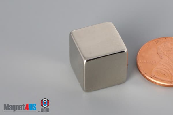 1/2" x 1/2" x 1/2" N40 Neodymium Block Magnet - photo 3