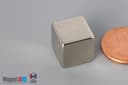 1/2" x 1/2" x 1/2" N40 Neodymium Block Magnet - photo 3