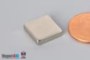 1/2" x 1/2" x 1/8" N40 Neodymium Block Magnet - photo 3