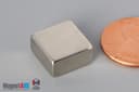 1/2" x 1/2" x 1/4" N40 Neodymium Block Magnet - photo 3