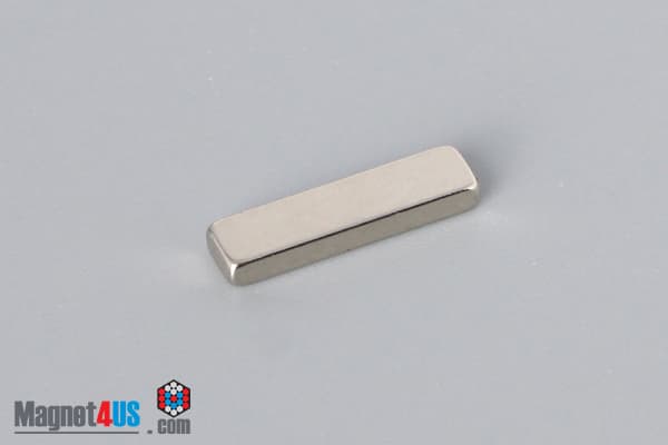1/2" x 1/8" x 1/16" N40 Neodymium Block Magnet - photo 2