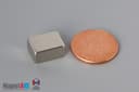 1/2" x 3/8" x 1/4" N45 Neodymium Block Magnet - photo 1