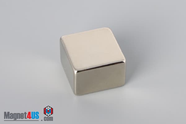 3/4" x 3/4" x 1/2" N45 Neodymium Block Magnet - photo 2