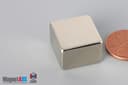 3/4" x 3/4" x 1/2" N45 Neodymium Block Magnet - photo 3