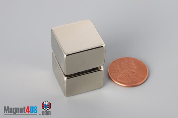 3/4" x 3/4" x 1/2" N45 Neodymium Block Magnet - photo 5