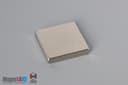 3/4" x 3/4" x 1/8" N40 Neodymium Block Magnet - photo 2
