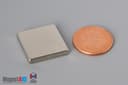 3/4" x 3/4" x 1/8" N40 Neodymium Block Magnet - photo 1