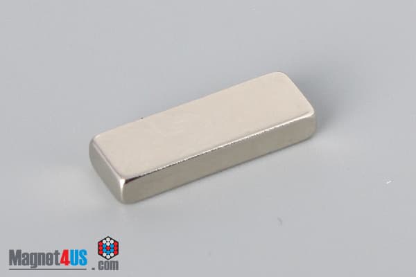 3/4" x 1/4" x 1/8" N40 Neodymium Block Magnet - photo 1