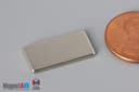 3/4" x 3/8" x 1/16" N40 Neodymium Block Magnet - photo 3
