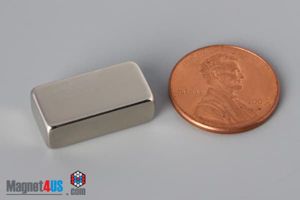 3/4" x 3/8" x 1/4" N45 Neodymium Block Magnet