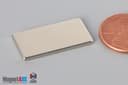 1" x 1/2" x 1/16" N40 Neodymium Block Magnet - photo 3