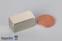 1" x 1/2" x 1/2" N45 Neodymium Block Magnet - photo 1