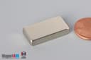 1" x 1/2" x 3/16" N40 Neodymium Block Magnet - photo 3