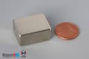 1" x 3/4" x 1/2" N45 Neodymium Block Magnet - photo 1