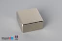 1" x 1" x 1/2" N40 Neodymium Block Magnet - photo 2