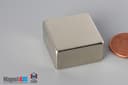 1" x 1" x 1/2" N40 Neodymium Block Magnet - photo 3