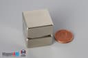 1" x 1" x 1/2" N40 Neodymium Block Magnet - photo 5