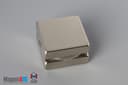 1" x 1" x 1/4" N40 Neodymium Block Magnet - photo 4