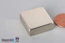 1" x 1" x 3/8" N40 Neodymium Block Magnet - photo 3