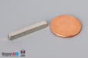 1" x 1/8" x 1/8" N45 Neodymium Block Magnet - photo 1