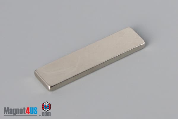 1" x 1/4" x 1/16" N52 Neodymium Block Magnet - photo 2