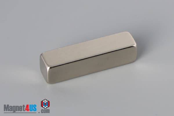 1" x 1/4" x 1/4" N52 Neodymium Block Magnet - photo 2