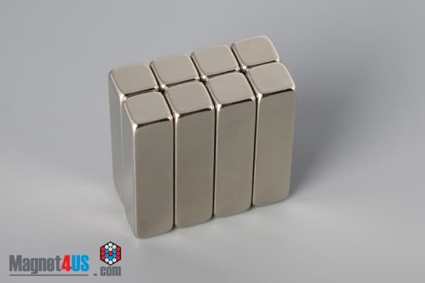 1" x 1/4" x 1/4" N52 Neodymium Block Magnet - photo 4