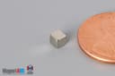 1/8" x 1/8" x 1/8" N40 Neodymium Block Magnet - photo 3