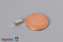 1/8" x 1/8" x 1/4" N45 Neodymium Block Magnet - photo 1