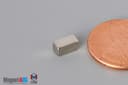 1/8" x 1/8" x 1/4" N45 Neodymium Block Magnet - photo 3
