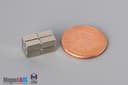 1/8" x 1/8" x 1/4" N45 Neodymium Block Magnet - photo 5