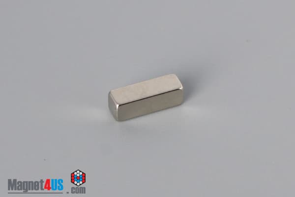 1/8" x 1/8" x 3/8" N45 Neodymium Block Magnet - photo 2