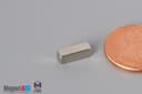 1/8" x 1/8" x 3/8" N45 Neodymium Block Magnet - photo 3
