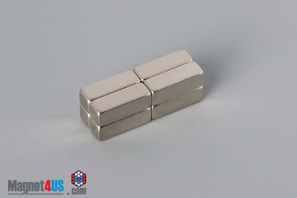 1/8" x 1/8" x 3/8" N45 Neodymium Block Magnet - photo 4
