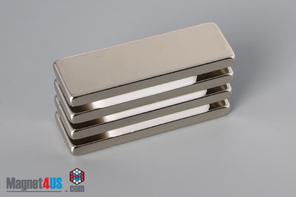 1 1/2" x 1/2" x 1/8" N45 Neodymium Block Magnet - photo 4