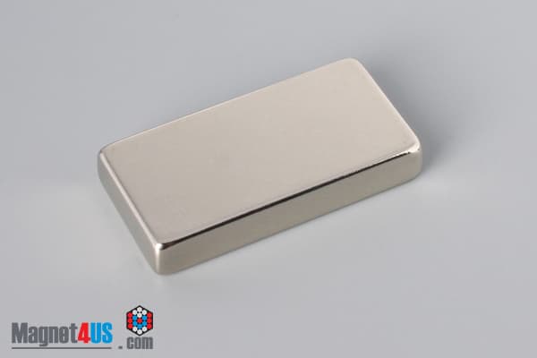 1 1/2" x 3/4" x 1/4" N45 Neodymium Block Magnet - photo 2