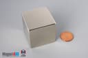 1 1/2" x 1 1/2" x 1 1/2" N45 Neodymium Block Magnet - photo 1
