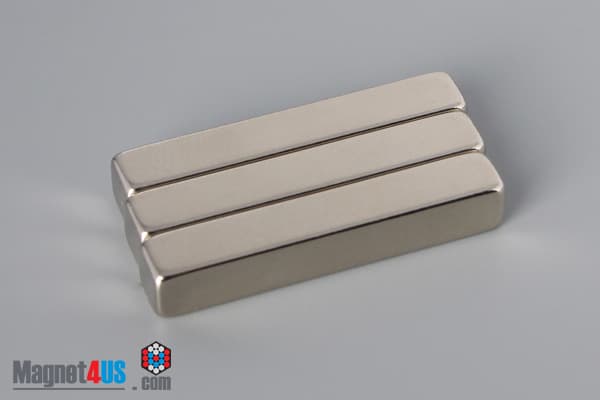 1 1/2" x 1/4" x 1/4" N45 Neodymium Block Magnet - photo 4