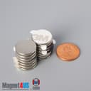 5/8" dia. x 1/16" N N42 3M Adhesive Disc Magnet - photo 18