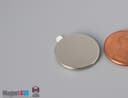 3/4" dia. x 1/16" N N42 3M Adhesive Disc Magnet - photo 3