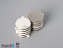 3/4" dia. x 1/16" N N42 3M Adhesive Disc Magnet - photo 5