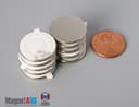 3/4" dia. x 1/16" N N42 3M Adhesive Disc Magnet - photo 24