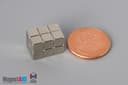 3/16" x 3/16" x 3/16" N40 Neodymium Block Magnet - photo 5