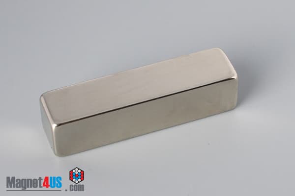 2" x 1/2" x 1/2" N45 Neodymium Block Magnet - photo 2