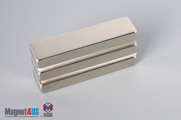2" x 1/2" x 1/4" N40 Neodymium Block Magnet - photo 4
