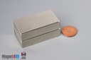 2" x 1" x 1/2" N40 Neodymium Block Magnet - photo 5