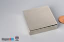 2" x 2" x 1/2" N40 Neodymium Block Magnet - photo 3