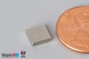 1/4" x 1/4" x 1/16" N40 Neodymium Block Magnet - photo 3