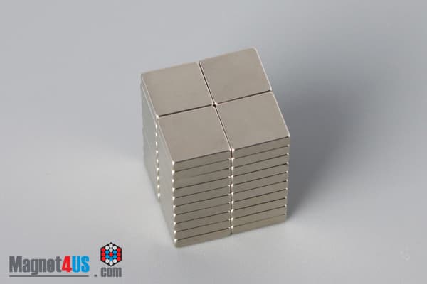 1/4" x 1/4" x 1/16" N40 Neodymium Block Magnet - photo 5