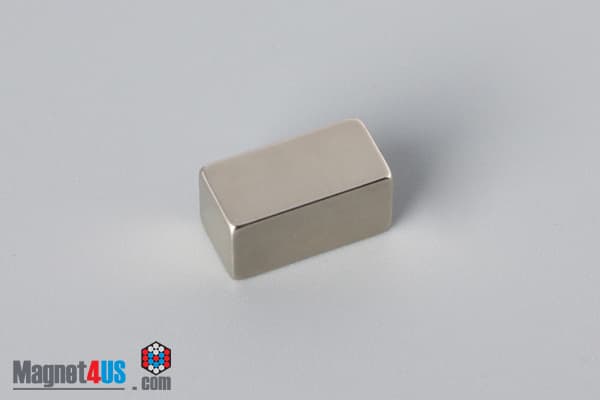 1/4" x 1/4" x 1/2" N40 Neodymium Block Magnet - photo 2